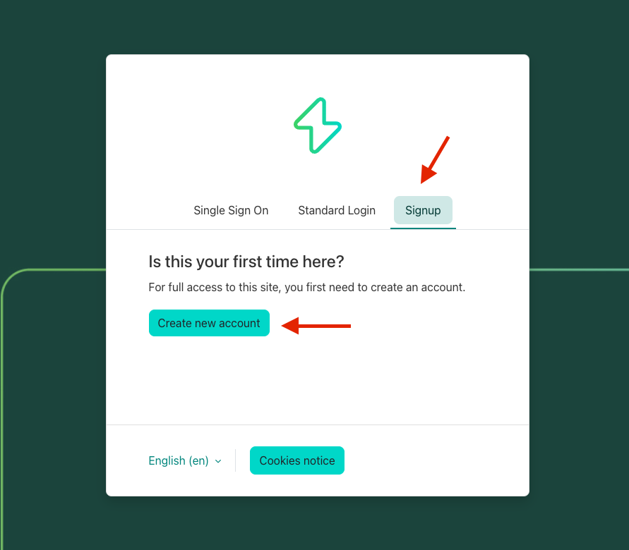 Sign up image